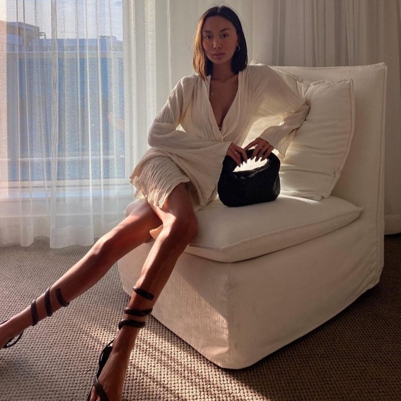 NWT Savannah Morrow The Label The India Belted Organic Cotton Kimono Size M - Picture 5 of 9